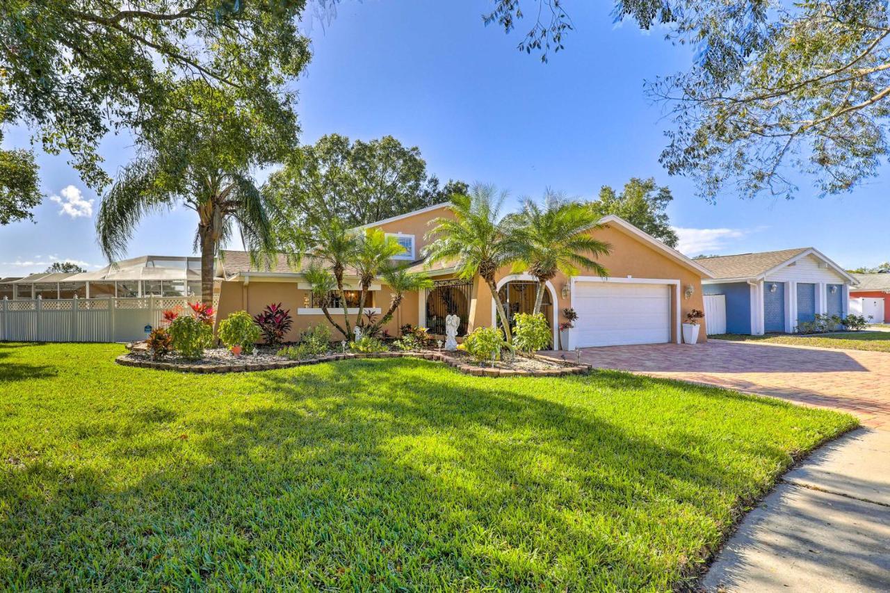 Cozy Home In Heart Of Tampa With Lanai And Pool! Экстерьер фото