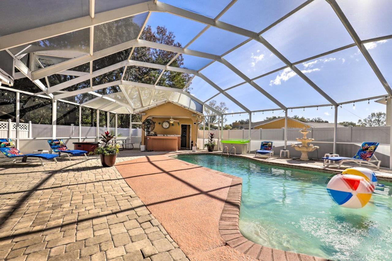 Cozy Home In Heart Of Tampa With Lanai And Pool! Экстерьер фото